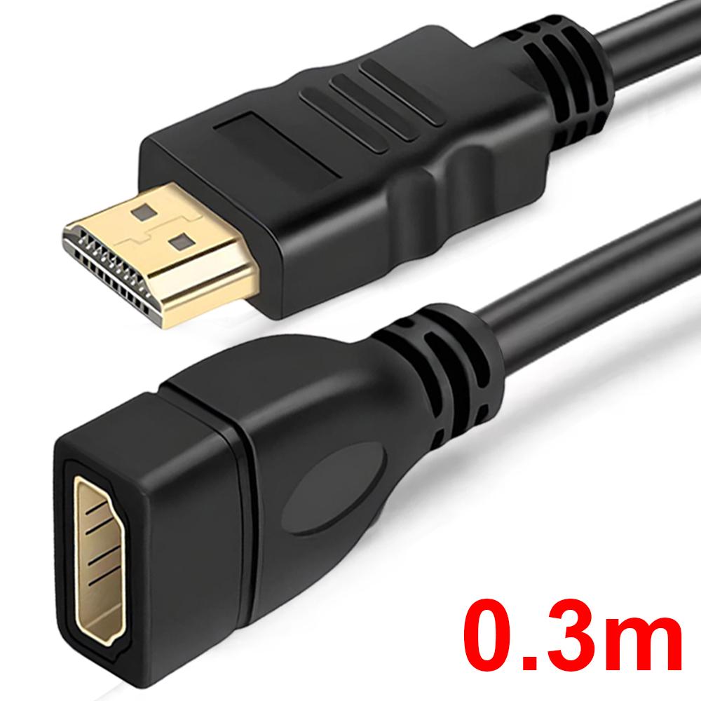 2.0 HDMI Compatible Extension Cable HDR 4K 60Hz Male to Female Adapter High Speed Extender Cord For Switch2 PS5 Laptop PC HDTV