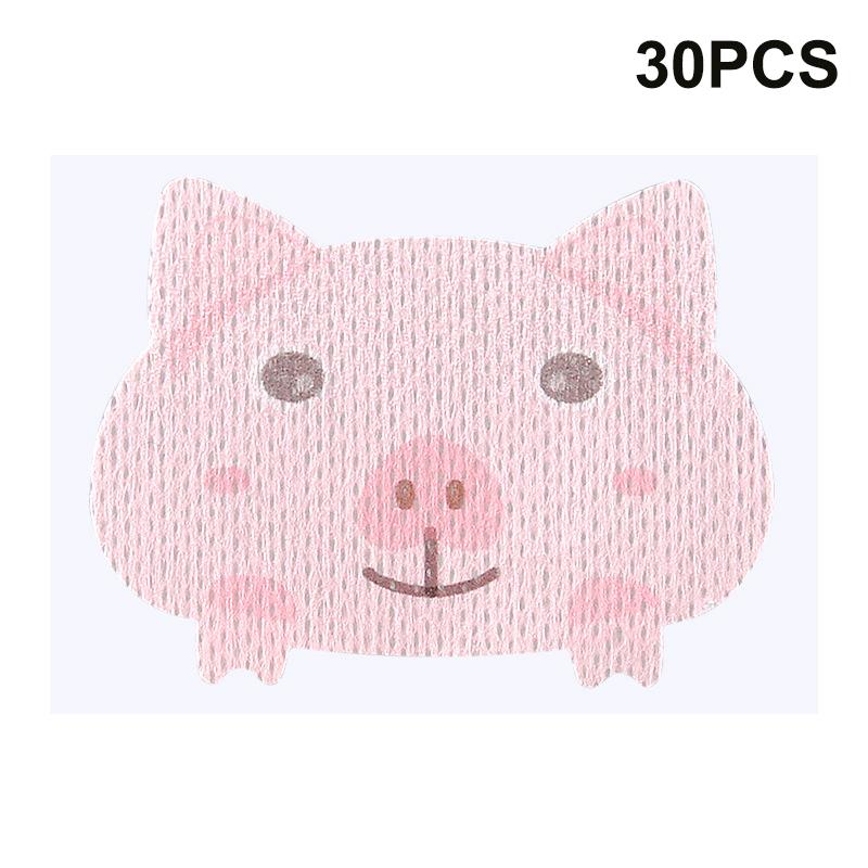 30 ks Detské kreslené náplasti proti chrápaniu na spanie so zatvorenými ústami, náplasť na korekciu dýchania, náplasť na ticho, ortotická páska piggy