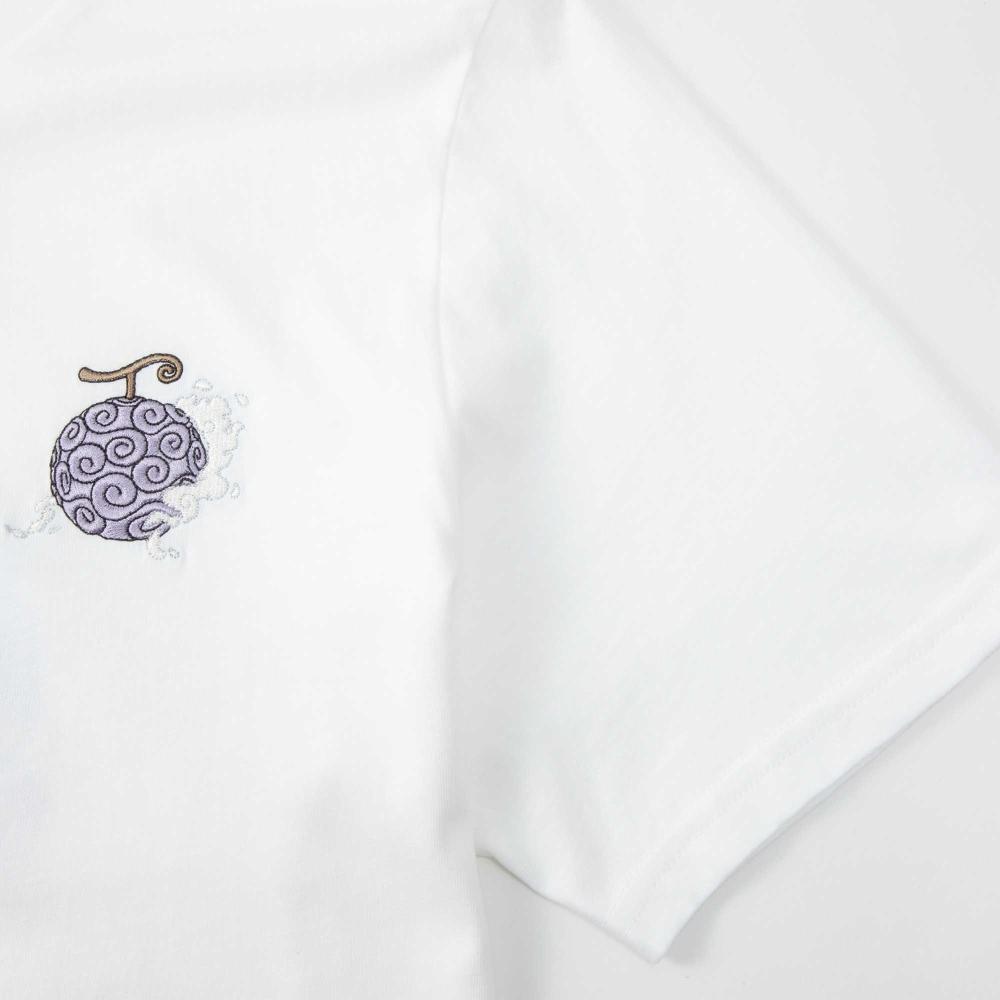 Puma X One Piece Cartoon Print Casual Crew Neck Short Sleeve T-Shirt Unisex Tops White 624665-02