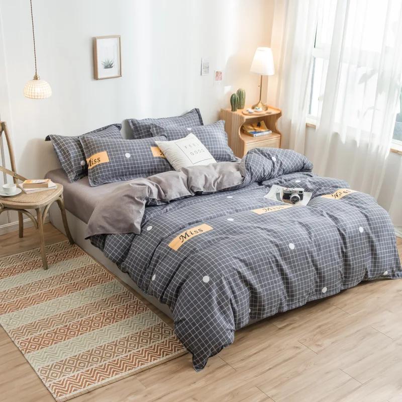 Cute Cartoon Print Duvet Cover 220x240 Lovely Pattern Adults Kids Quilt Cover AB Double-sided Comforter Covers No Pillow Cases