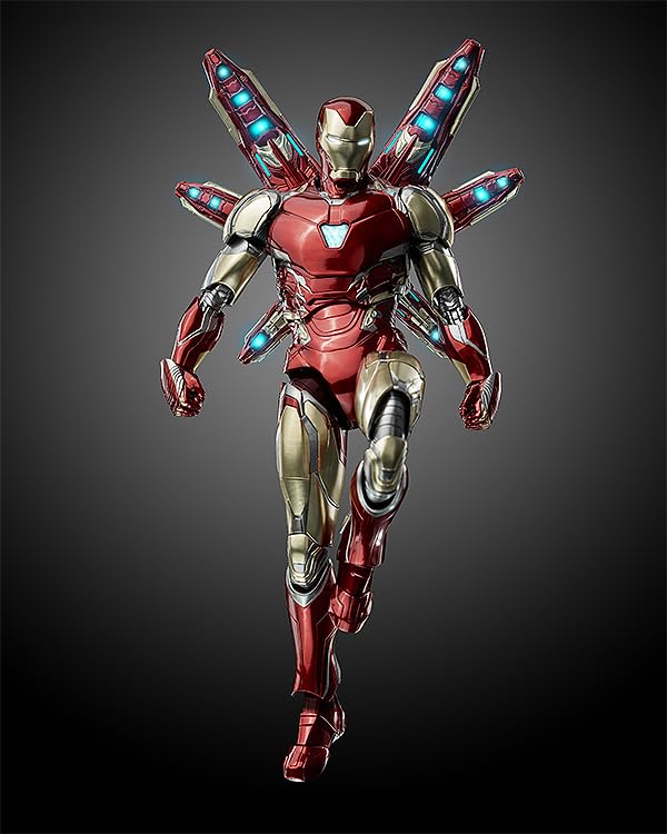 DLX Marvel Studios The Infinity Saga Infinity Iron Man Mark 85 Iron Man Mark Scale Metal Painted Movable Figure [Marvel Studios' Saga] [DLX 85] 1/12