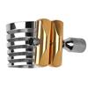 Stainless Steel Saxophone Ligature Silver+Golden Mouthpiece Ligature  For Alto Saxophone