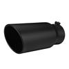 Punct final de evacuare universal 4 inch intrare 5 inch ieșire Lungime 12 inch Tub de eșapament Anti-coroziv Mașină Gât drept de eșapament