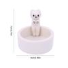 1/2PCS Cartoon Kitten Candle Holder Resin Cat Aromatherapy Candlestick Creative Kitten Warming Paws Decor Gifts for Cat Lover