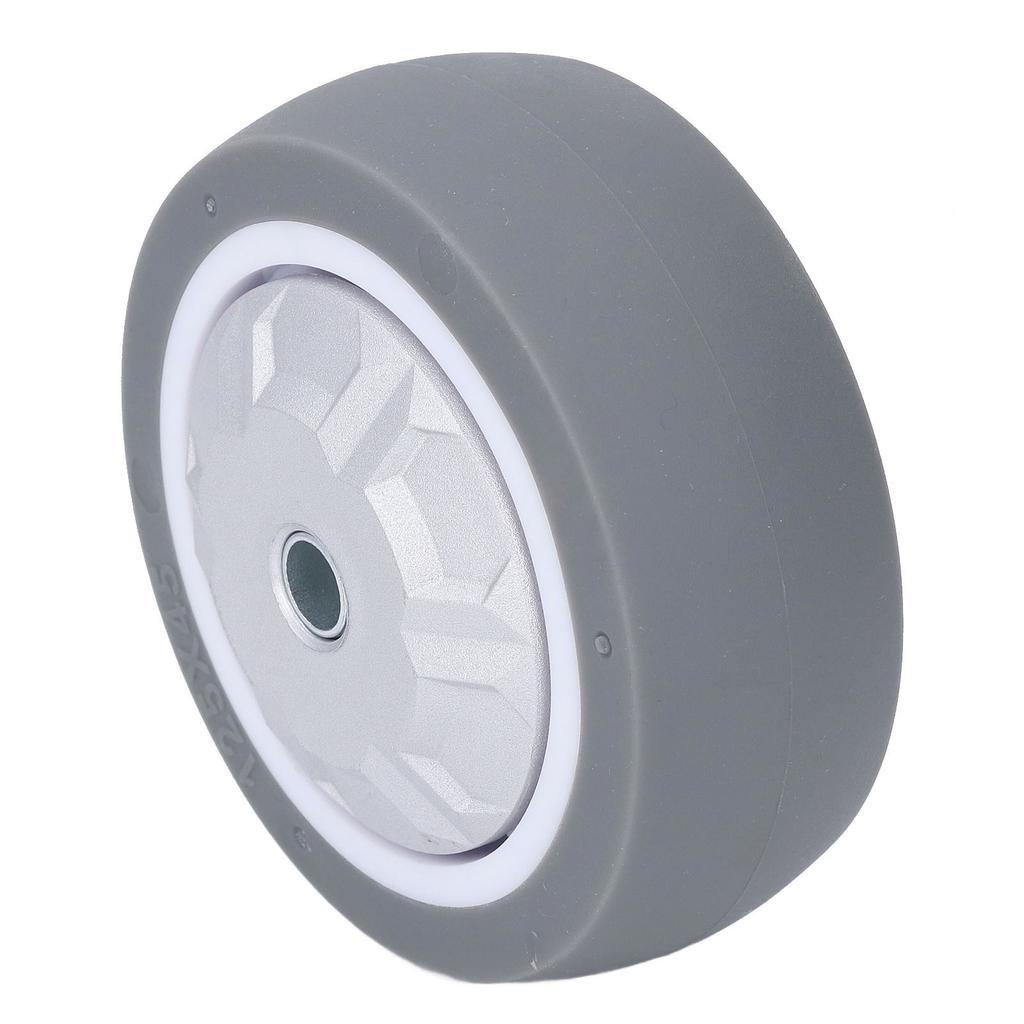 5 Zoll Gummi-Rad 200 kg Tragfähigkeit Stoßdämpfend Abriebfest Leise Voll-TPR-Rad für Wagen