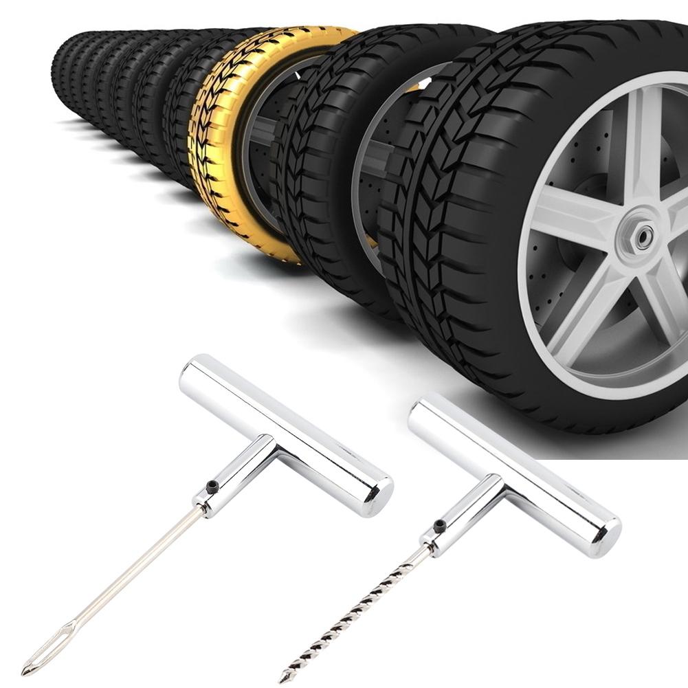 2Pcs Tire Repair Kit Tyre Repairing Tool Set for Motorcycles Cars