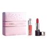 Dior Set de ruj din două piese: Ruj Auriu Albastru 720 + Luciu pentru Buze Voluptoase 018