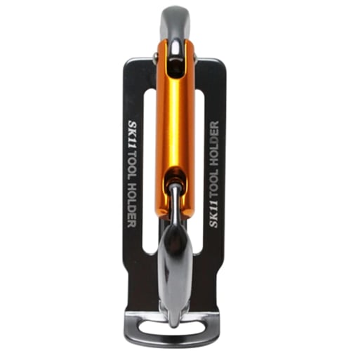 SK11 (SK11) Aluminum Tool Hook HG Forged Aluminum Extra Thick Carabiner Black 10ÁE10mm SAC-TFA