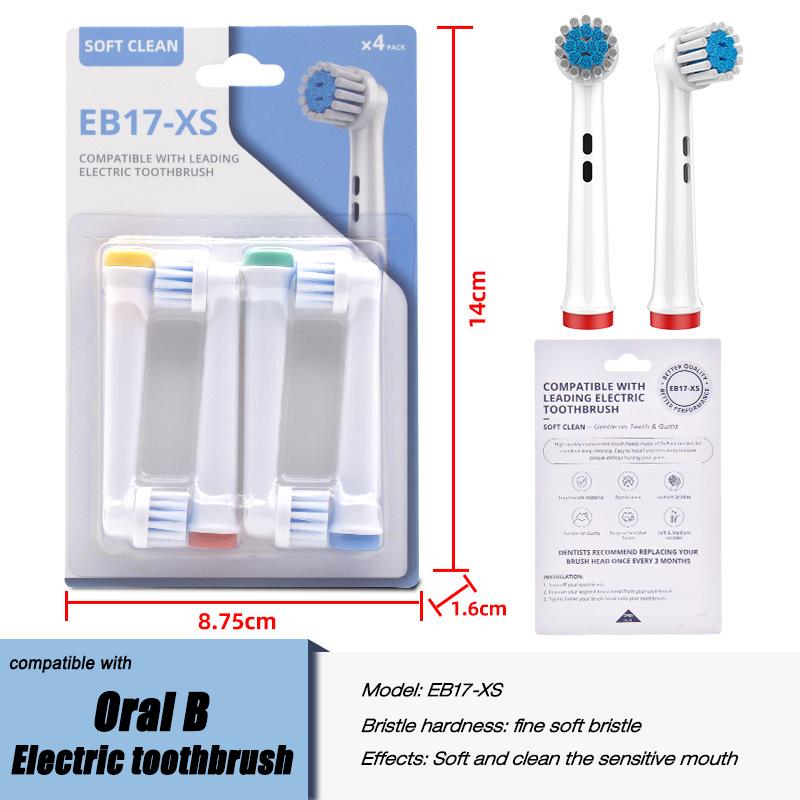 For Oral B Electric Toothbrushes Head UV Sterilization High Density Hair Planting Dupont Soft Bristle Brush