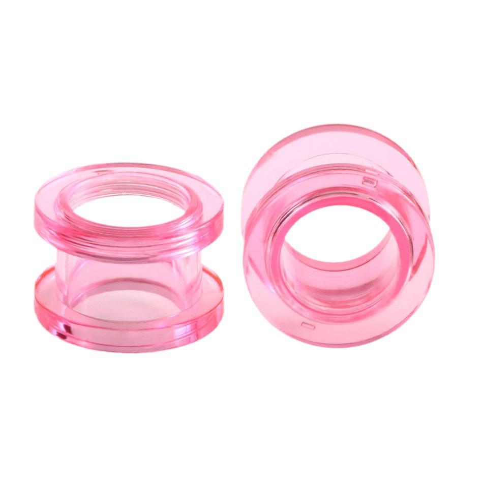 Wielokolorowy Akrylowy Pusty Rozpychacz do Ucha Biżuteria do Piercingu Ciała