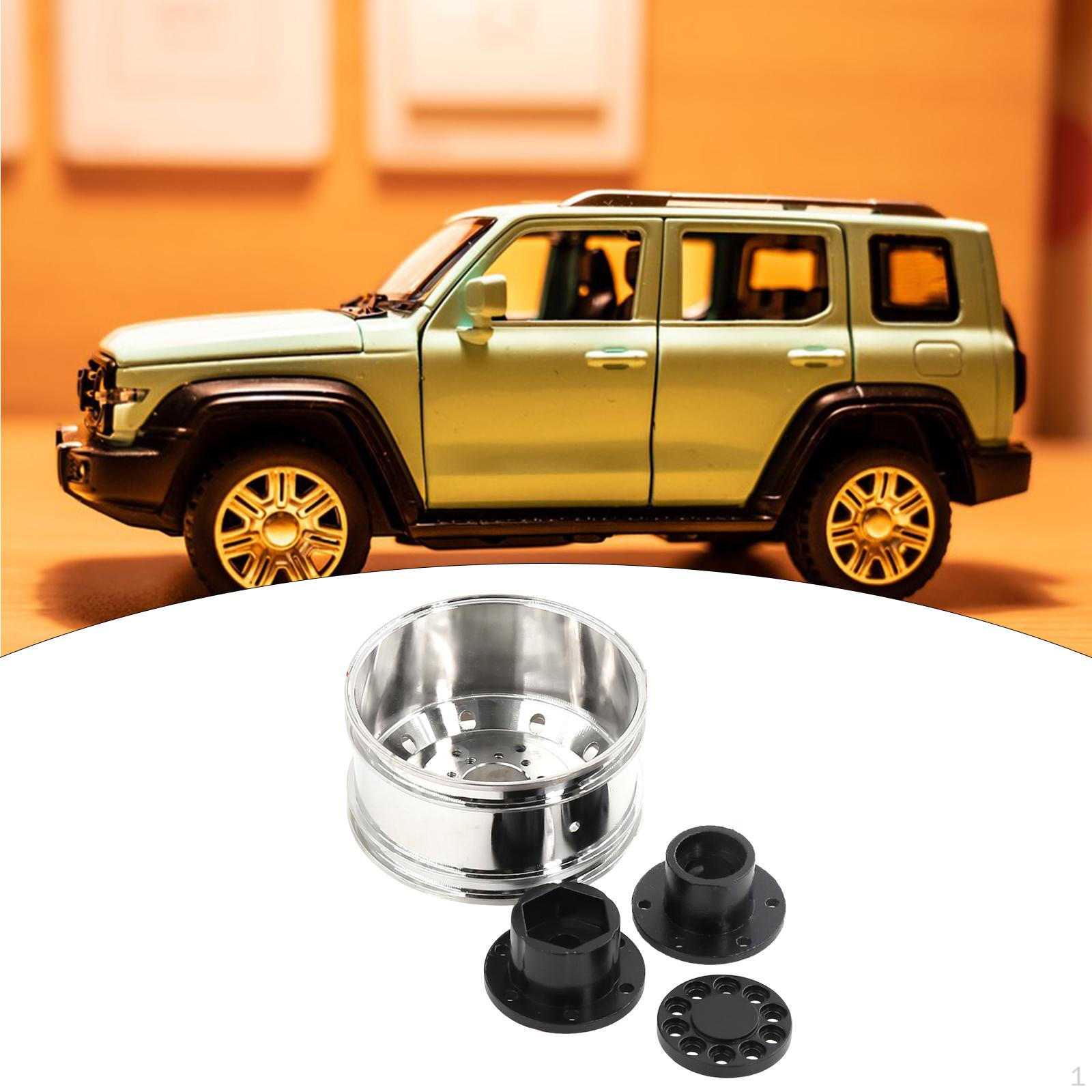 

1/14 RC Car Front Wheel Hub Rim Accessory Portable High Performance Professional Durability Replace