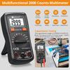 Professional Electrical Kit: Auto Ranging Digital Multimeter & 3-in-1 Pen Multimeter with Phase Sequence Detection, AC/DC Voltag