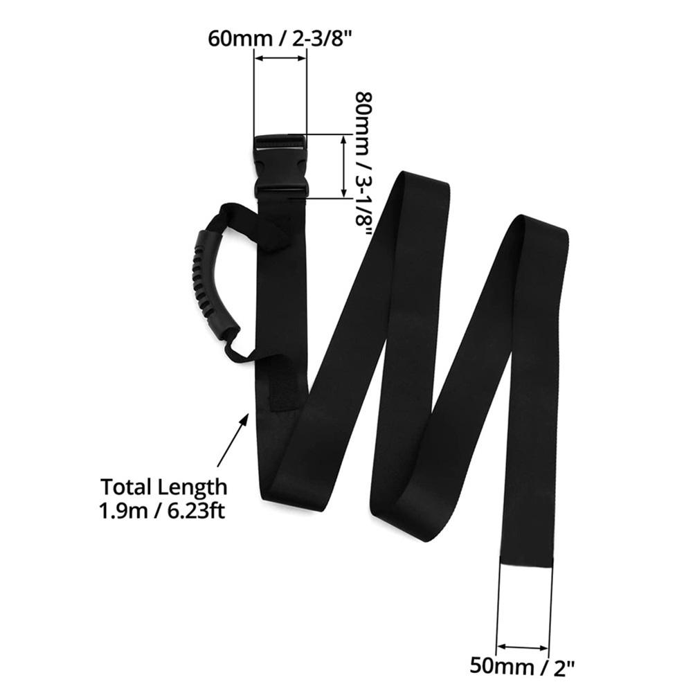 Portable Packing and Moving Strap with Handle&Buckle Packing Straps Travel Belts for Secure Lifting Carrying Heavy Boxes Luggage