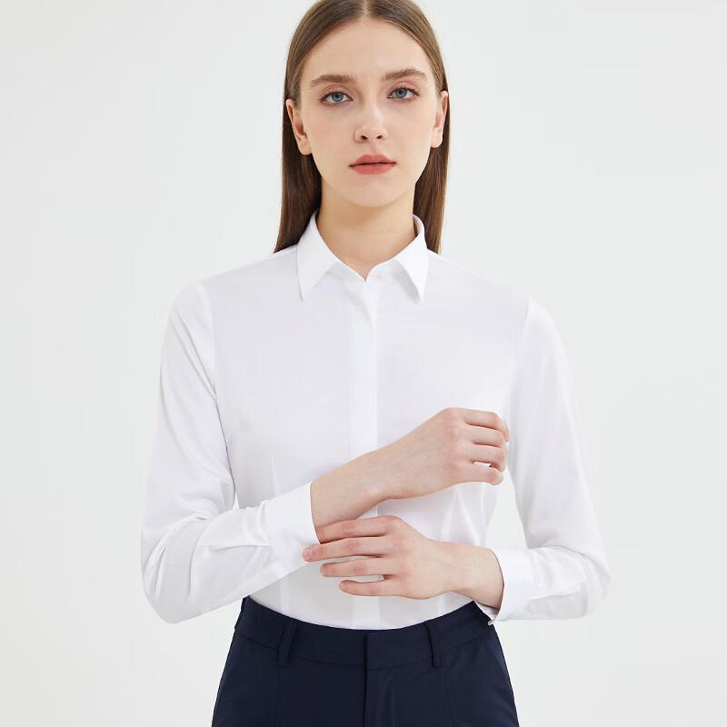 Fengmao Men s 140S Cotton Non-Iron Hidden Placket Business Shirt 165/88