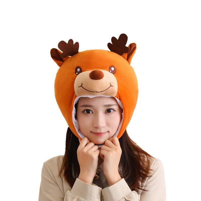 Christmas, Cotton-filled Elk Headgear, Hat, Photo Props, Cartoon Headgear, Performance Props