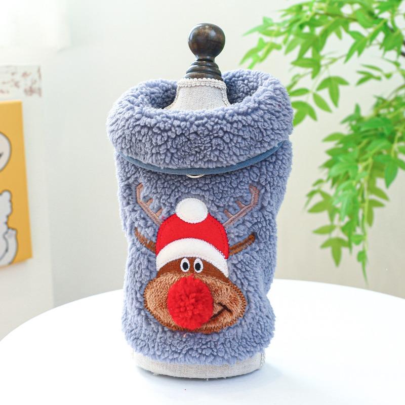 Pet Supplies Clothing Pet Puppy Cat Clothing Pet Supplies Autumn and Winter New Lamb Fleece Fragrant Vest Vest
