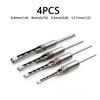 4PCS Woodworking Square Hole Drill Set Woodworking Square Tenon Drill Square Hole Opener Woodworking Square Hole Drill Set