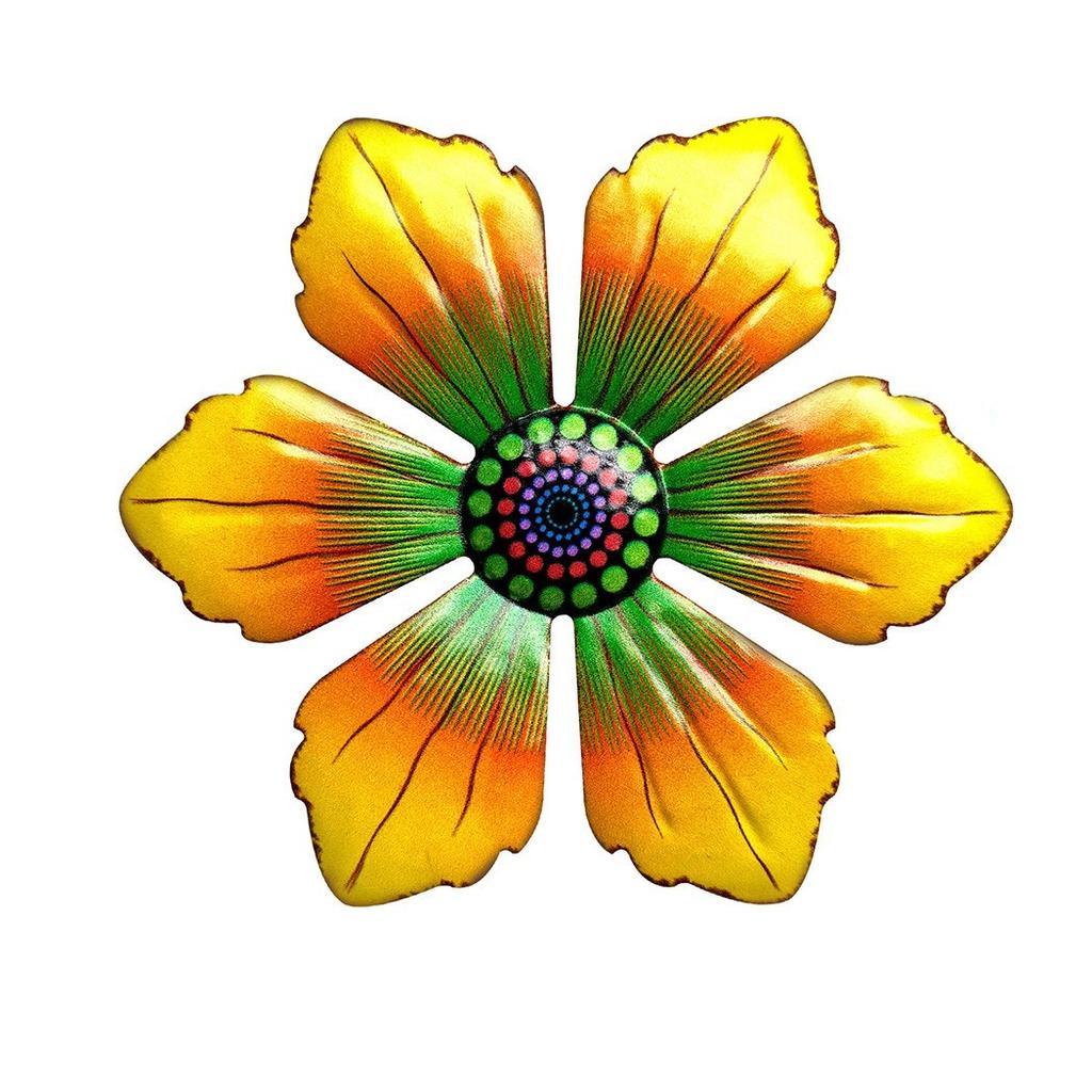 15 X 15 Cm Decoration Yellow Decor Flower For Garden Green