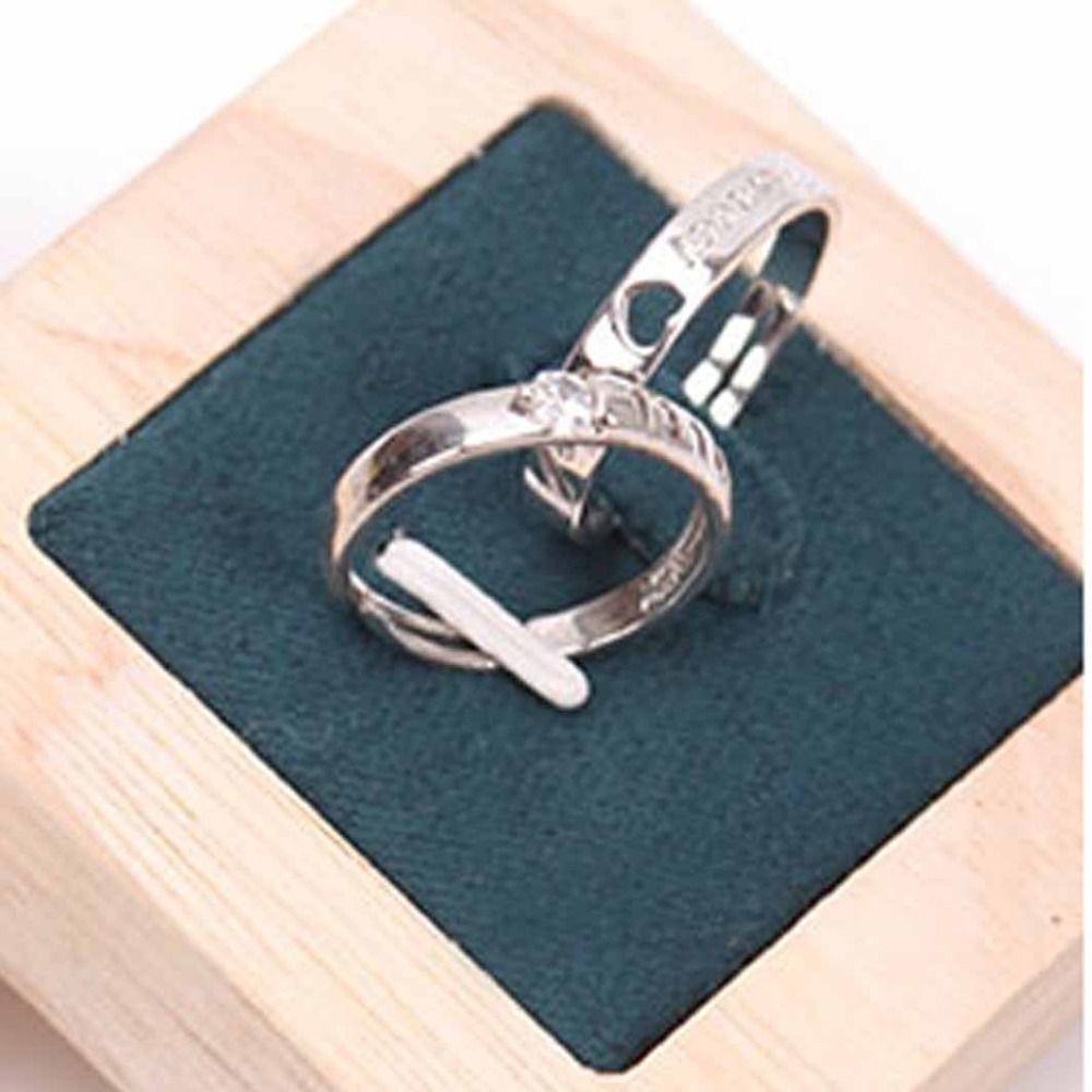 Ring Holder Case Wooden Jewelry Show Props Ring Display Rack Wedding Ring Box  Women