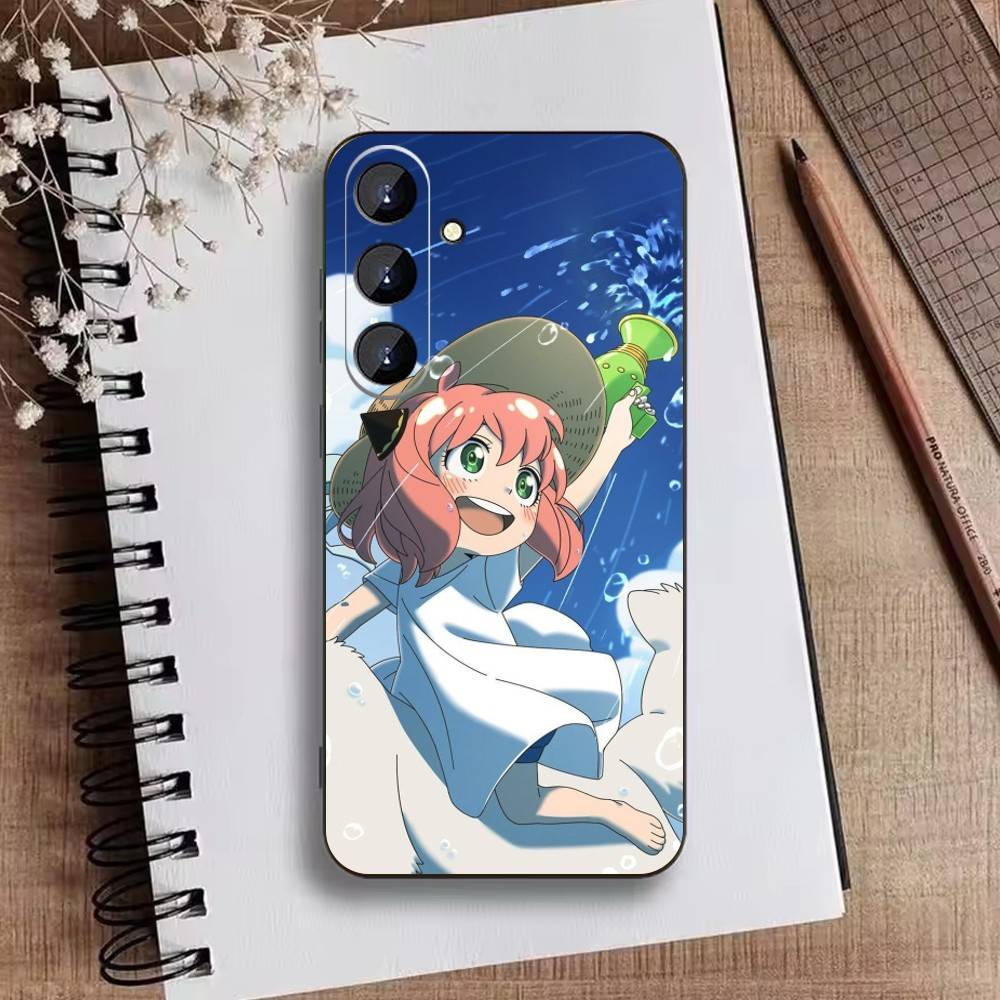 E-Spy X F-Family Anime Phone Case For Samsung Galaxy A73,A72,A71,A70,A52,A51 Others Soft Black Cover