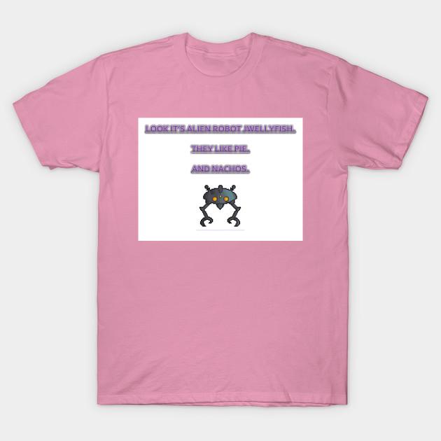 T Shirt Women Alien Robot Jwellyfish Harajuku Print Kawaii Tshirt Summer Short Sleeve Female T-Shirt Top Tee