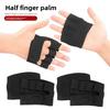Four-finger Set, Palm Protection,  Barbell Fitness, Deadlift Training, Help Half-finger Gloves, Imitation Cowhide Sports, Palm Protection