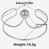 1pcs Wrist Bangles For Women Men Accessories Stainless Steel Jewelry No Fade Twist Beads Double Layered Open Bracelets Bangle