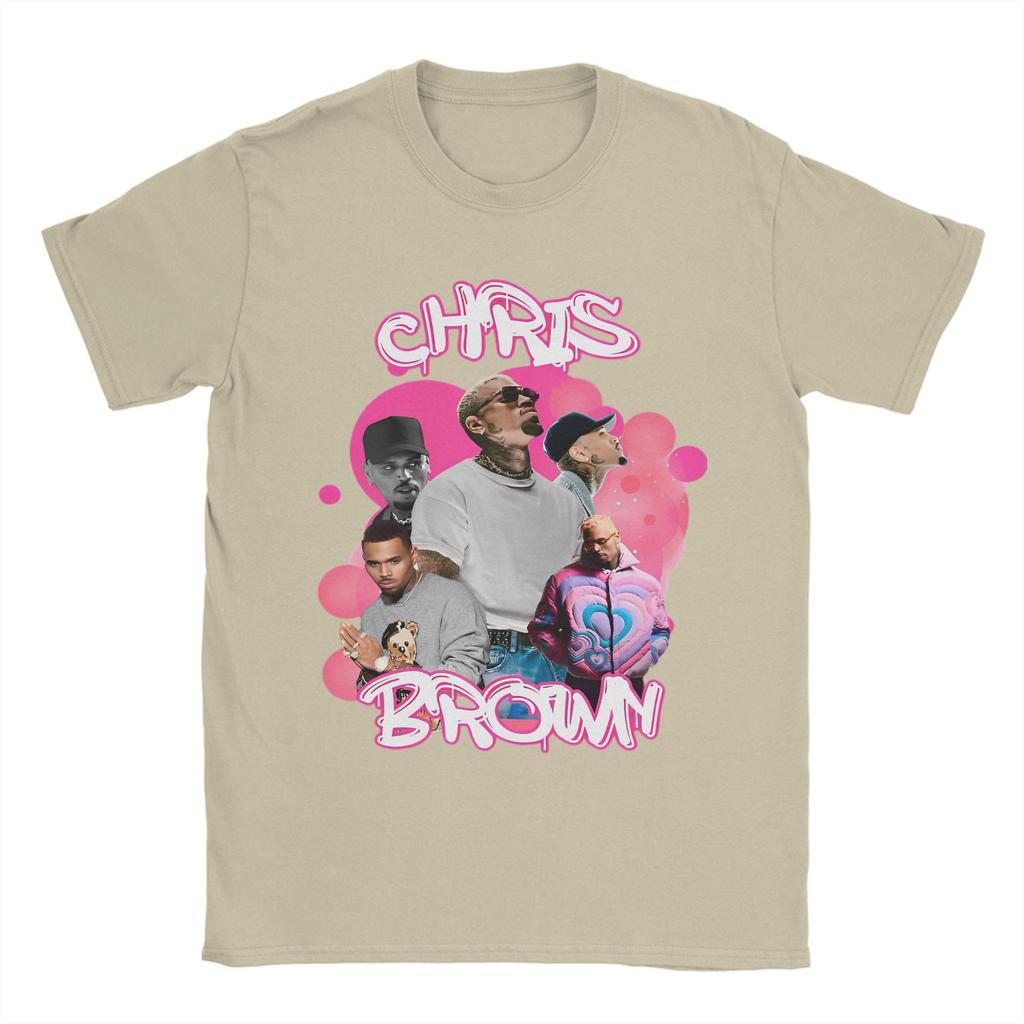 Rapper Chris Brown Breezy Bowl XX Tour Pánská trička Čistá bavlna Novinka Tričko O-výstřih Trička Krátký rukáv Oblečení Nadměrná velikost