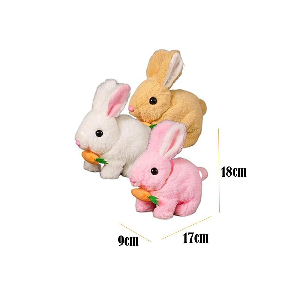 Easter Rabbit My Realistic Bunny Toy Lifelike Vitality Bliss Bunny Cute Plush Bunny Doll  Children