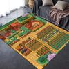 2025 Neuer Stardew Valley Teppich für Wohnzimmer Schlafzimmer Zuhause Sofa Dekoration, Kinderspiel Rutschfeste Fußmatte179