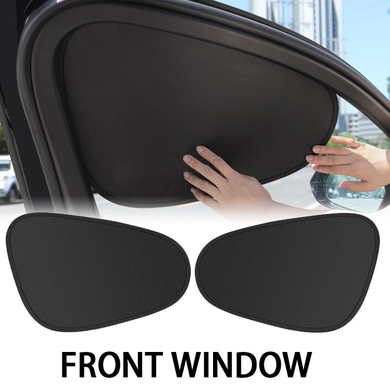 

Electrostatic Car Side Window Sun Visor 4-Layer Sun Shade Curtains Anti-Glare UV-Blocker Auto Internal Blocker 99.9% UV New