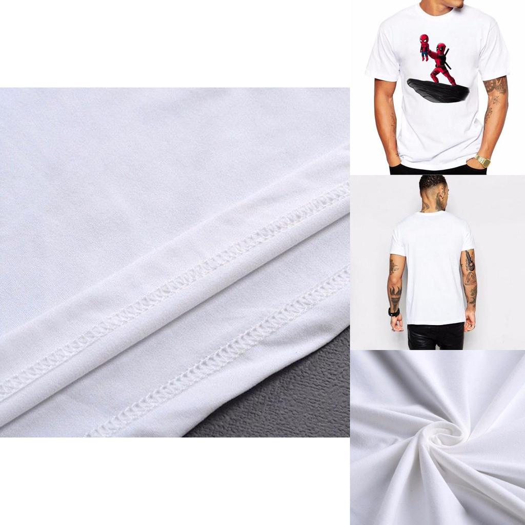 Deadpool Fashion Funny Spider Men Printed Casual Short Sleeve Tshirt Tops Tee