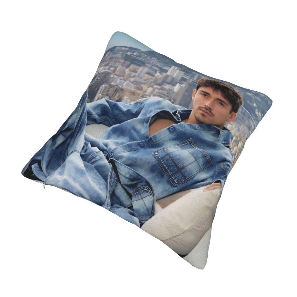 C-Charles Leclerc Pillow Cover Stuff Printing Cushion Cover Decoration Throw Pillow Case Cover Home Multi-Size