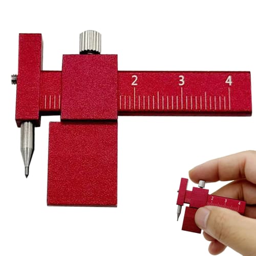 EsiFare Parallel Scribe, Woodworking Scriber with Marking Needle, for Paper Cutting, Electronic Circuit Board Repair, PP and Rubber Bar Repair, Textil