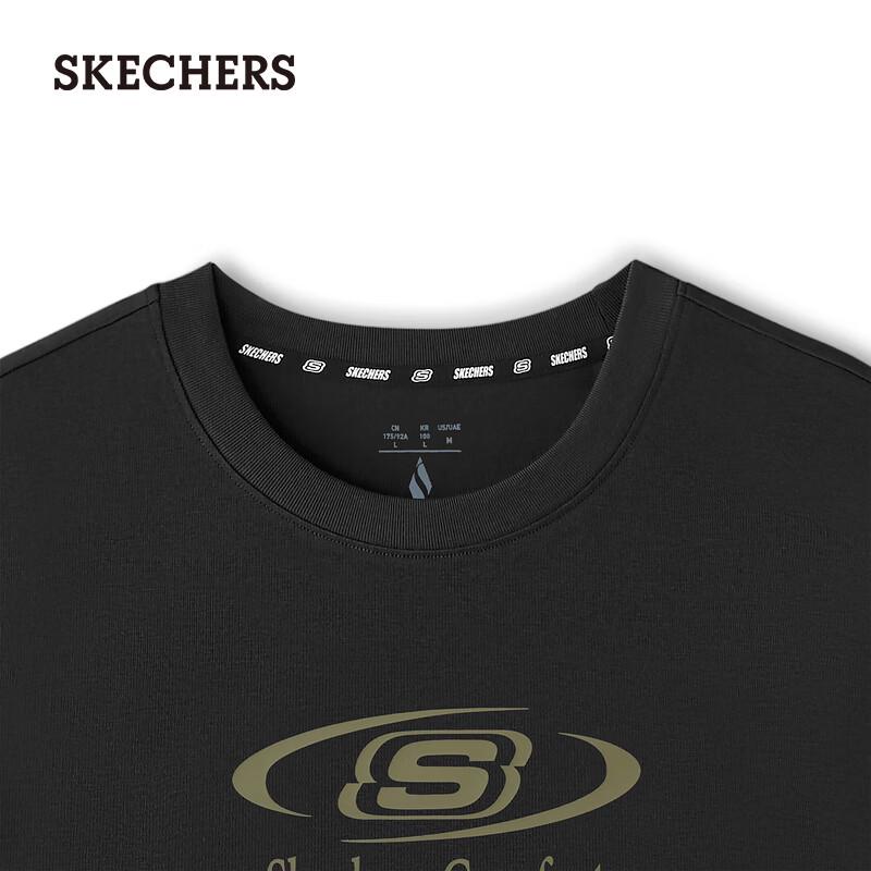 Skechers Unisex Knit Short Sleeve Anti-Bacterial Breathable T-Shirt L226U007