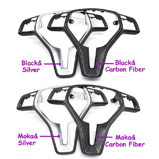 25MM Interior Car Steering Wheel Cover Panel Trim For Mercedes Benz A B C E Class W176 W246 W204 X204 W212 W207 W156 W117