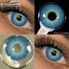 Natural Color Contacts Lenses for Eyes 1 Pair Colorful Beautiful Pupil Blue Colored Lenses Brown Eyes Contact