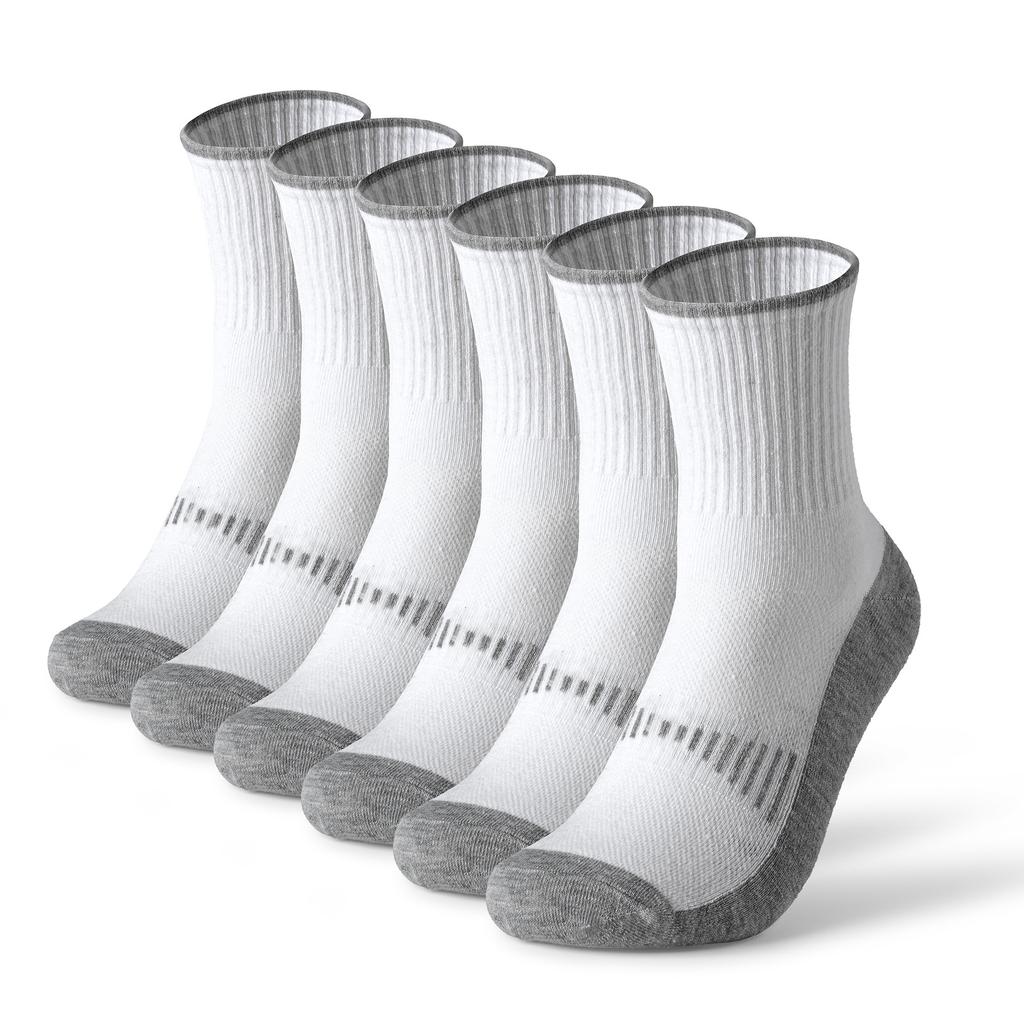 Men'S Short Socks Cotton Sweat-Absorbing Deodorant Sports Socks High-Top Four-Season Short Socks 5 Pairs