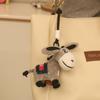 Plush Toys Go To the Market Donkey Keychain Cute Creative Bag Donkey Pendant Little Donkey Doll