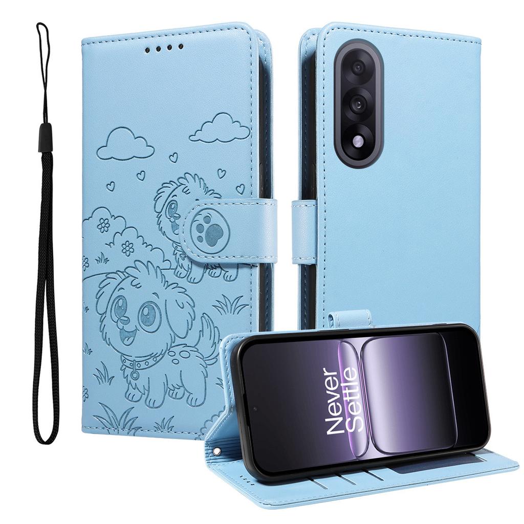 Suitable for Motorola G67 Power Three-card photo frame embossed phone case G06 Love Dog Anti-Stealing Device