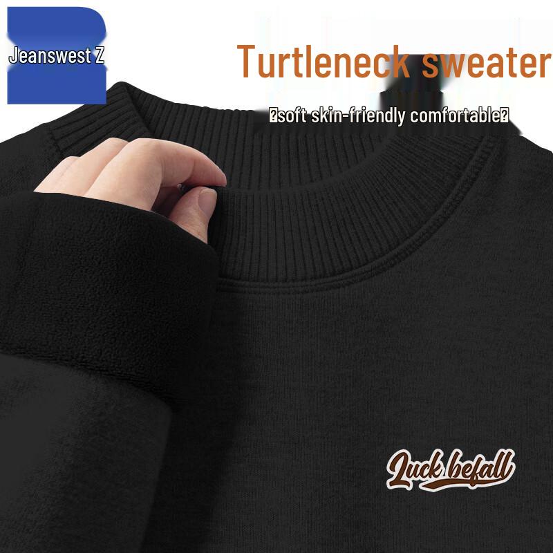 

Jeanswest Men s ANJ46 Winter Fleece-Lined Knit Sweater M