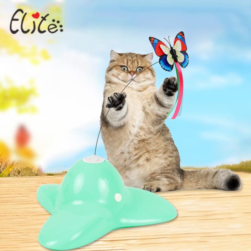 

Tianyuan Pet Butterfly Feifei Electric Cat Interactive Cat Butterfly Cat Rod Electric Cat Stick