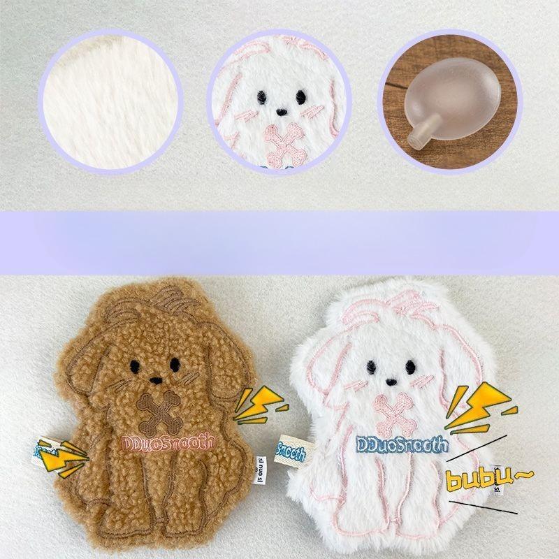 Pet Dog Sound-making Toy with Vibrating Paper, Soft Fur, Cartoonish Design To Relieve Boredom. Corgi, Terrier Puppies, Interactive Toy, Amazing!