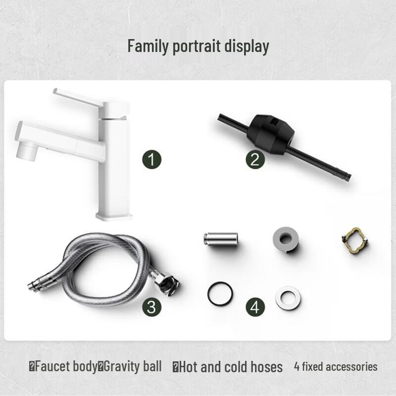 MICO M-C2047 Pull-Out Basin Faucet