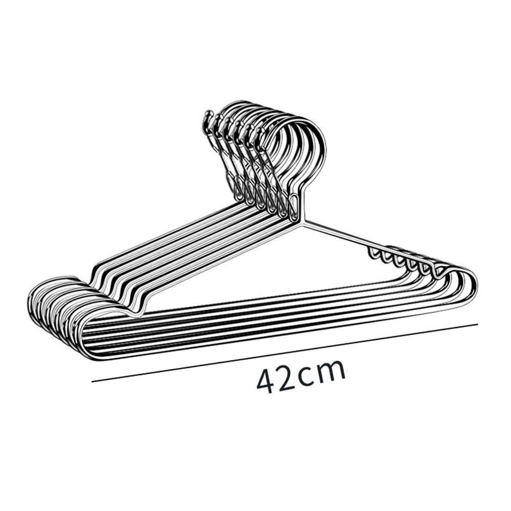 

10 шт. Ветрозащитные вешалки для одежды Предотвращают падение Сушка Подвешивание Экономия места Сушилки 42cm-Thick