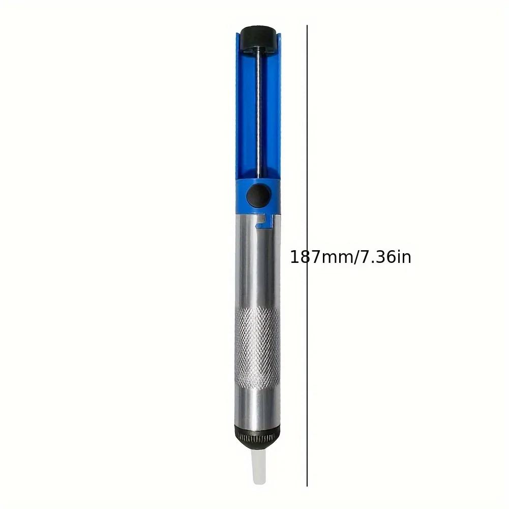 Aluminium Desoldering Suction Pump Tool Solder Sucker Suction Tin Pen Removal Device Blue Vacuum Soldering Iron Desolder