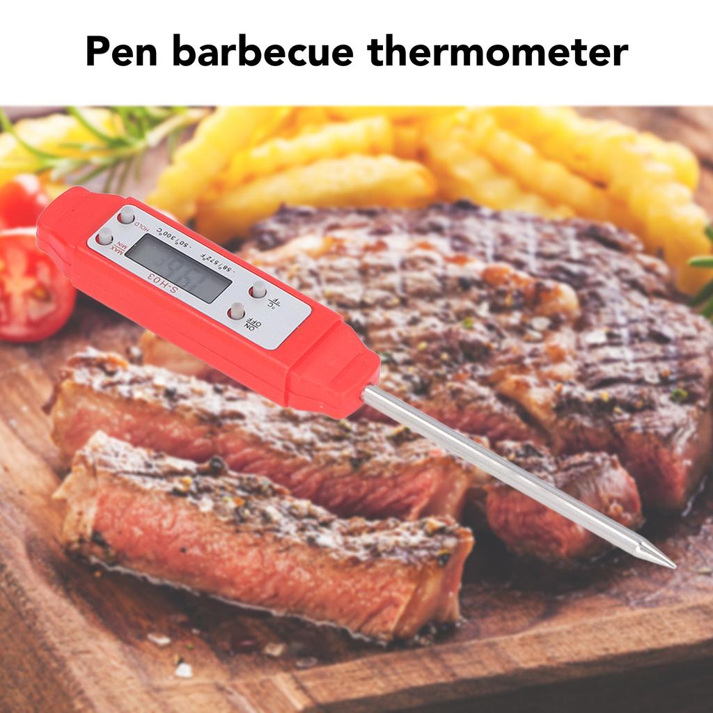Digitales Lebensmittelthermometer Automatische Kalibrierung Stift   Hohe Genauigkeit Elektronisch   Thermometer