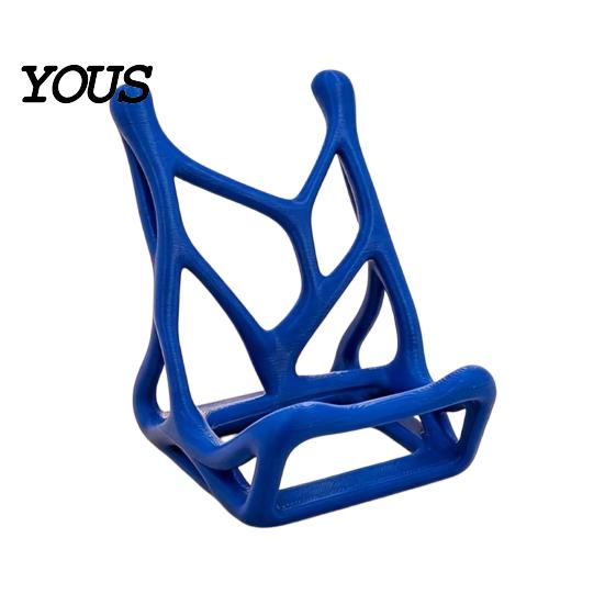 Stable Phone Support Mobile Holder, 3D-Printed Skeleton-Inspired Stand, Thin Lightweight Desk Stand Decorative Ornament for Bedside Living Room