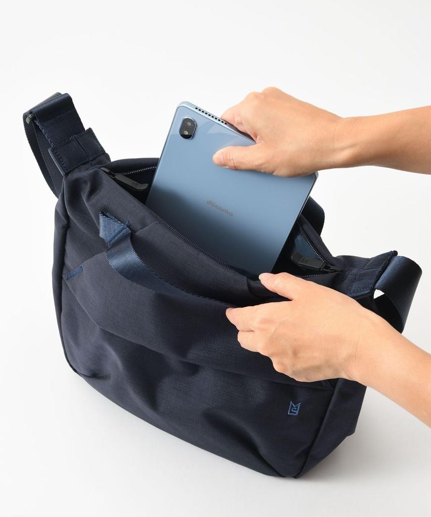 [Millet] STLAKT Handle Shoulder Bag, M, Heather Black