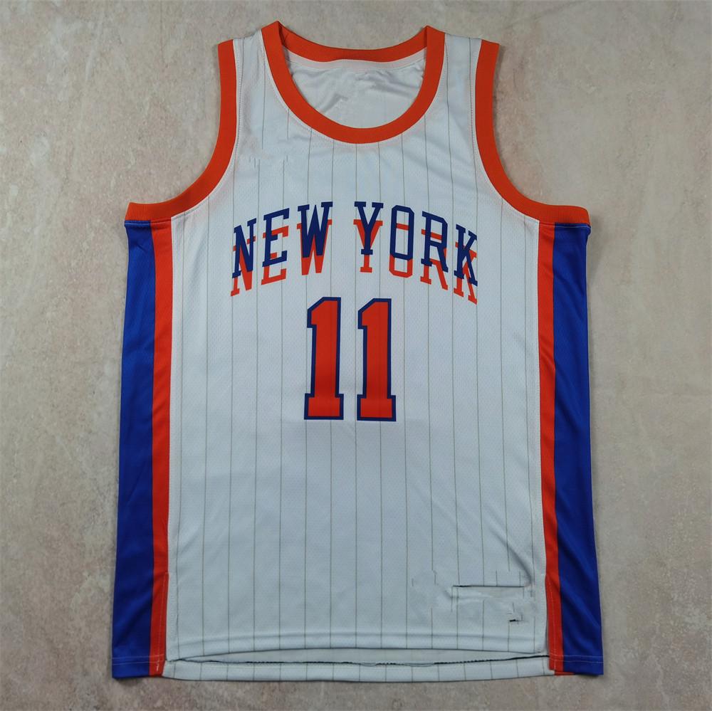 

2023 Knicks City Edition Jersey - #11 Brunson, White, Heat-Pressed L